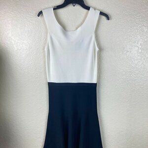 White House Black Market Women's Ribbed Off the Shoulder Sweater Dress Sz XS